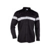 Gemini Star Reflective Long Sleeve Shirt - Black